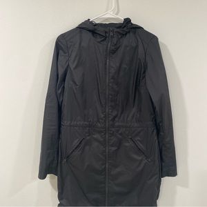 The North Face lightweight thigh length hooded raincoat